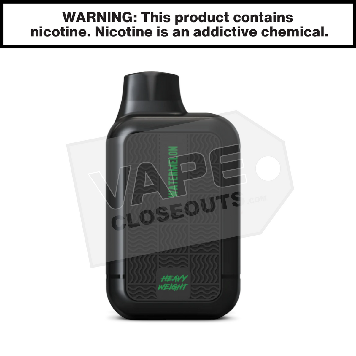 Watermelon Tyson Vape - Heavyweight 2.0 Disposable by Mike Tyson Watermelon Tyson Vape - Heavyweight 2.0 Disposable by Mike Tyson