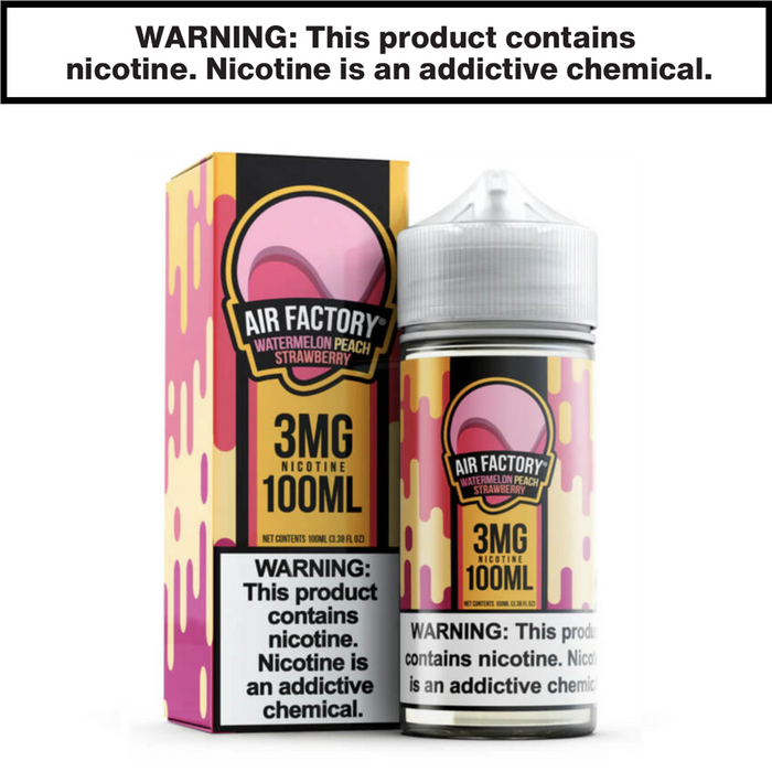 watermelon peach strawberry  Air Factory Freebase 100 ML