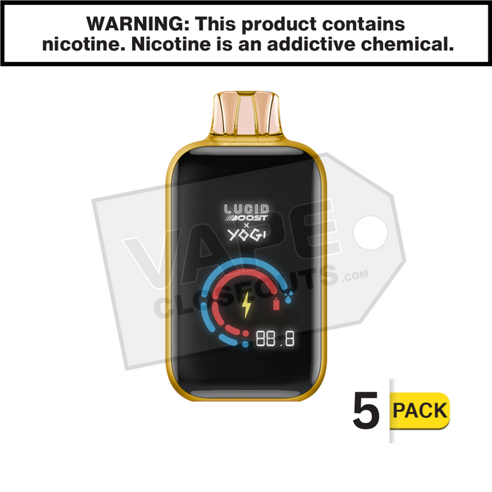 Mango Strawberry Ice Lucid Boost 20123 Disposable Vape
