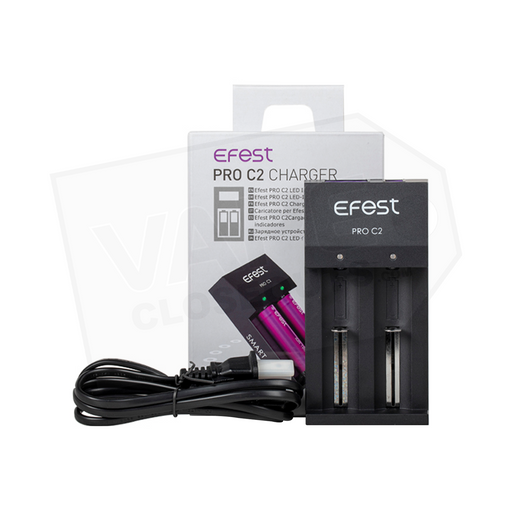 Efest PRO C2 2-Bay Smart Battery Charger
