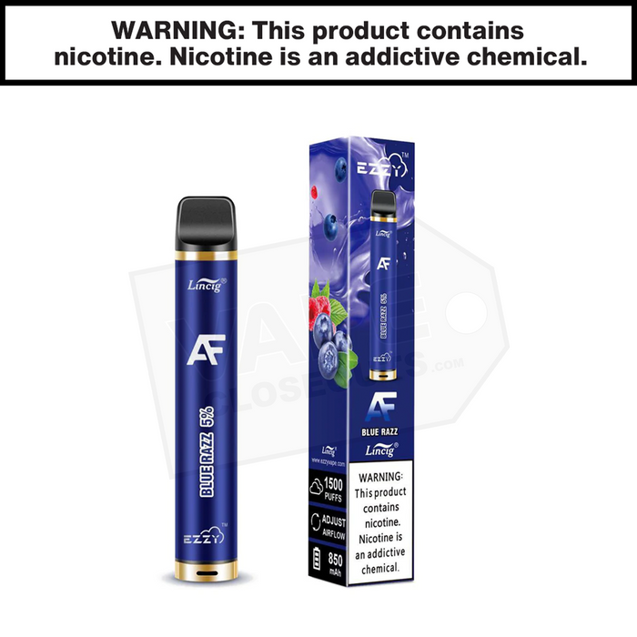 Ezzy AF Vape - Disposable Ecig - 1500 Puffs (10 Pack) Ezzy AF Vape - Disposable Ecig - 1500 Puffs (10 Pack)
