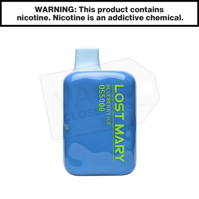 Blueberry Ice Lost Mary OS5000 Disposable Vape Blueberry Ice Lost Mary OS5000 Disposable Vape