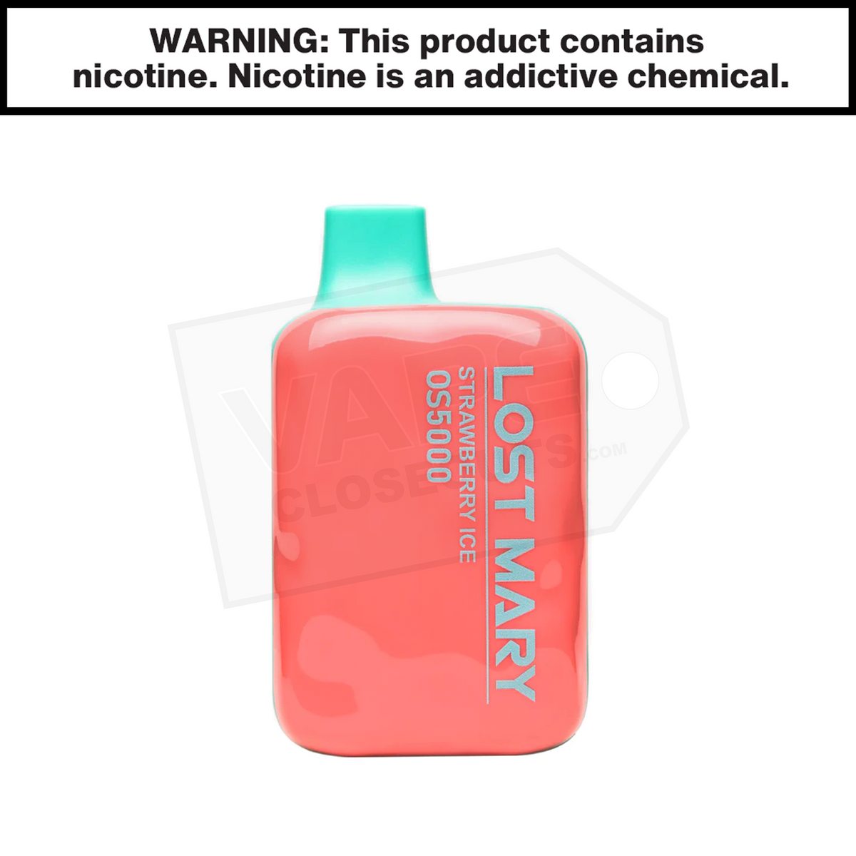 Strawberry Ice Lost Mary OS5000 Disposable Vape VC Strawberry Ice Lost Mary OS5000 Disposable Vape VC
