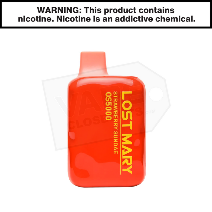 Strawberry Sundae Lost Mary OS5000 Disposable Vape Strawberry Sundae Lost Mary OS5000 Disposable Vape