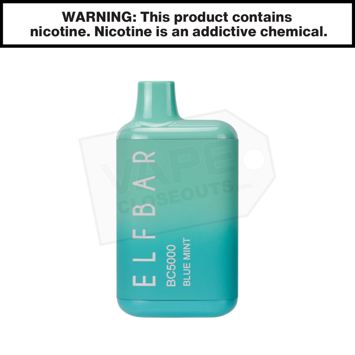 Blue Mint Elf Bar BC 5000 Puff Disposable Vape Blue Mint Elf Bar BC 5000 Puff Disposable Vape