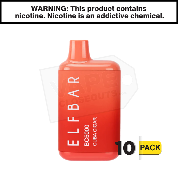 Cuba Cigar Elf Bar | Disposable Vape BC5000 Puff EBDesign Cuba Cigar Elf Bar | Disposable Vape BC5000 Puff EBDesign