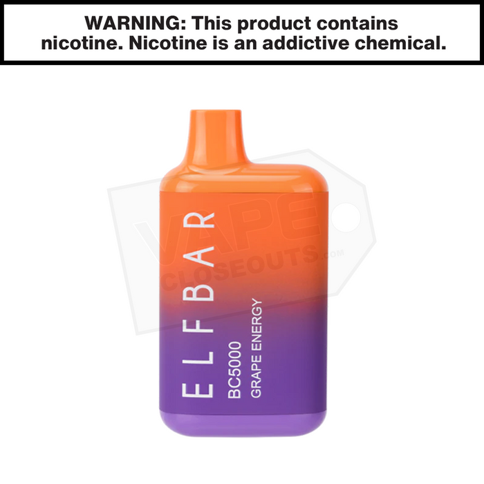 Grape Energy Elf Bar | BC5000 Puff EBDESIGN Disposable Vape Grape Energy Elf Bar | BC5000 Puff EBDESIGN Disposable Vape