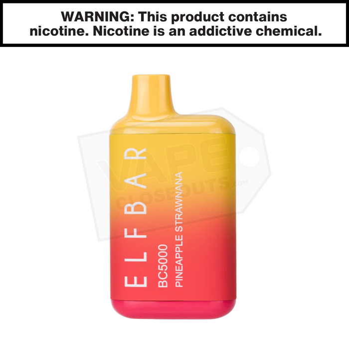 Pineapple Strawnana Elf Bar | BC5000 Puff EBDESIGN Disposable Vape Pineapple Strawnana Elf Bar | BC5000 Puff EBDESIGN Disposable Vape