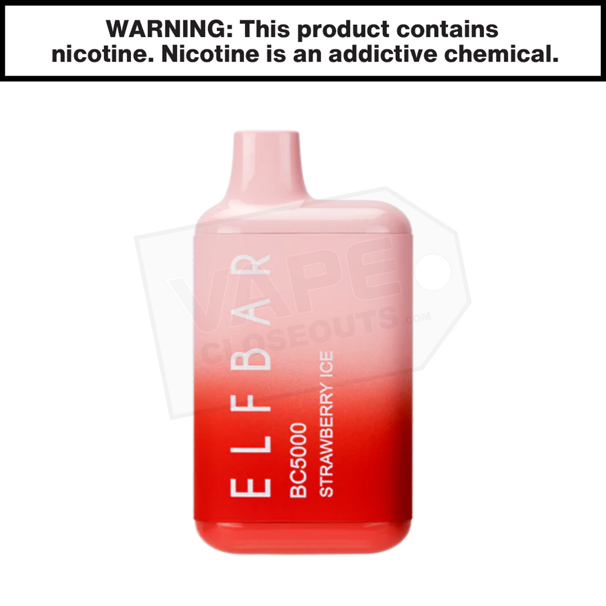 Strawberry Ice Elf Bar
