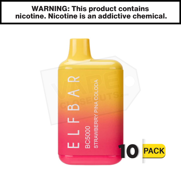 Strawberry Pina Colada Elf Bar | BC5000 Puff EBDESIGN Disposable Vape Strawberry Pina Colada Elf Bar | BC5000 Puff EBDESIGN Disposable Vape