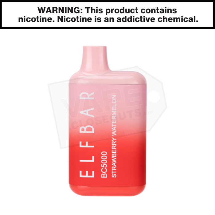 Strawberry Watermelon Elf Bar | BC5000 Puff EBDESIGN Disposable Vape Strawberry Watermelon Elf Bar | BC5000 Puff EBDESIGN Disposable Vape