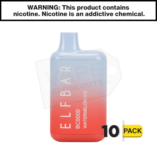 Watermelon Ice Elf Bar | BC5000 Puff EBDESIGN Disposable Vape Watermelon Ice Elf Bar | BC5000 Puff EBDESIGN Disposable Vape