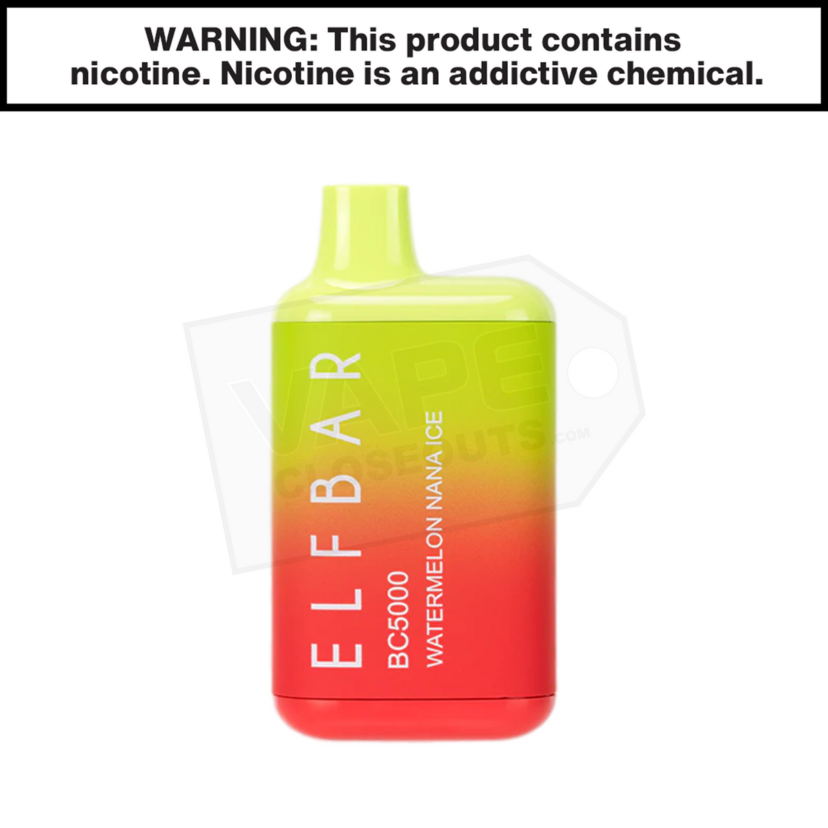 Watermelon Nana Ice Elf Bar | BC5000 Puff EBDESIGN Disposable Vape Watermelon Nana Ice Elf Bar | BC5000 Puff EBDESIGN Disposable Vape