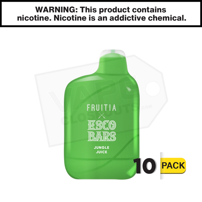 Esco Bars Fruitia | Jungle Juice | 6000 Puffs Disposable Rechargeable Vape