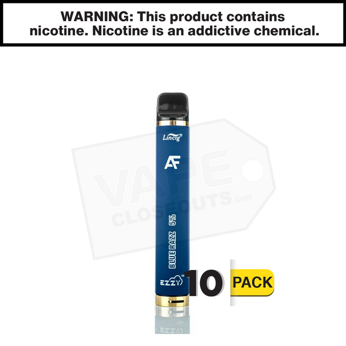Ezzy AF Vape - Disposable Ecig - 1500 Puffs (10 Pack) Ezzy AF Vape - Disposable Ecig - 1500 Puffs (10 Pack)