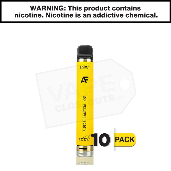 Ezzy AF Vape - Disposable Ecig - 1500 Puffs (10 Pack) Ezzy AF Vape - Disposable Ecig - 1500 Puffs (10 Pack)