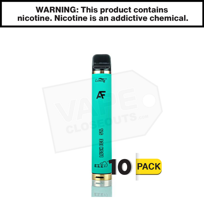 Ezzy AF Vape - Disposable Ecig - 1500 Puffs (10 Pack) Ezzy AF Vape - Disposable Ecig - 1500 Puffs (10 Pack)