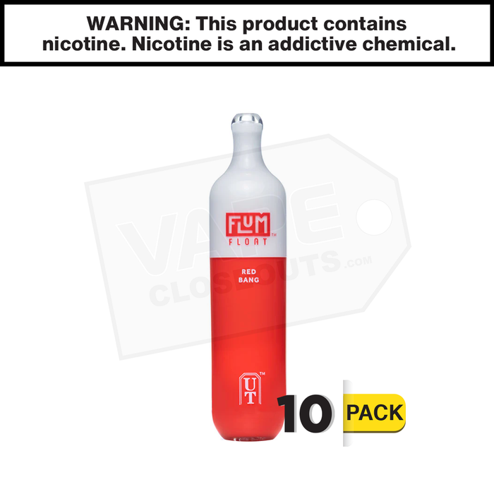 Flum Float | Red Bang | 3000 Puffs Disposable Vape Flum Float | Red Bang | 3000 Puffs Disposable Vape