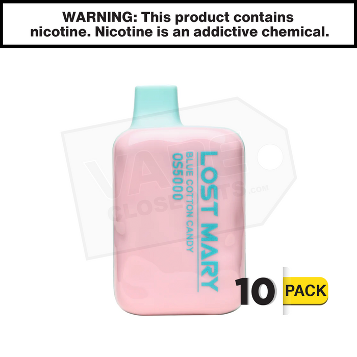 Blue Cotton Candy Lost Mary OS5000 Disposable Vape Blue Cotton Candy Lost Mary OS5000 Disposable Vape