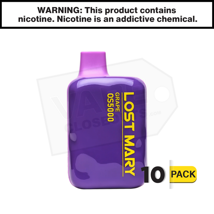 Grape Lost Mary OS5000 Disposable Vape Grape Lost Mary OS5000 Disposable Vape