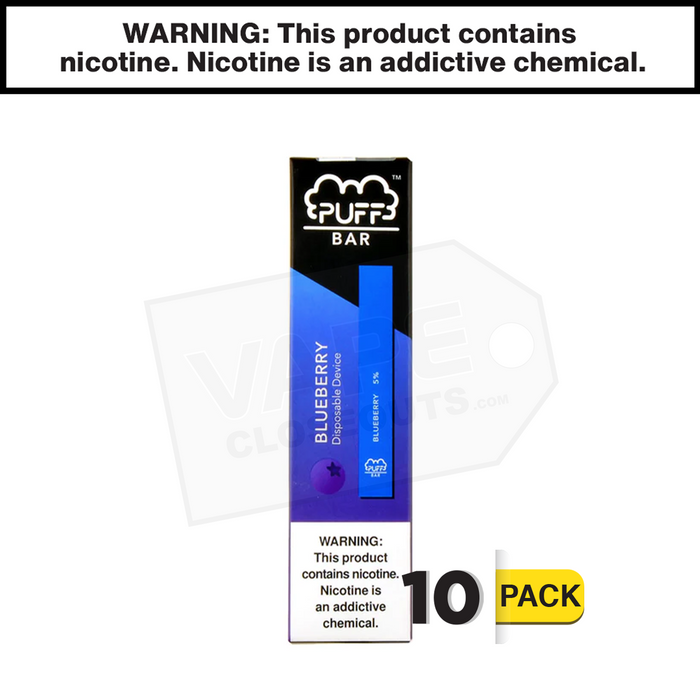 Puff Bar 5% Disposable Device  (10-Pack Promo offer)