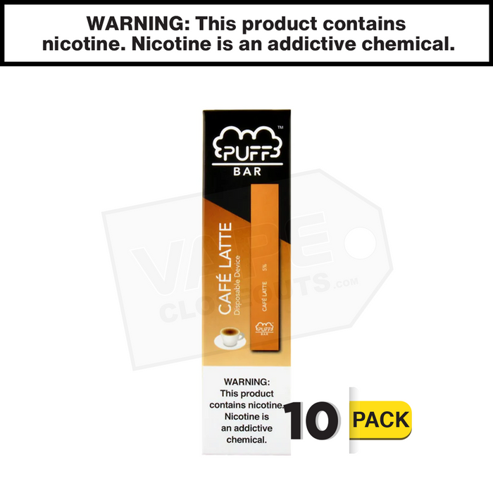 Puff Bar 5% Disposable Device Cafe Latte