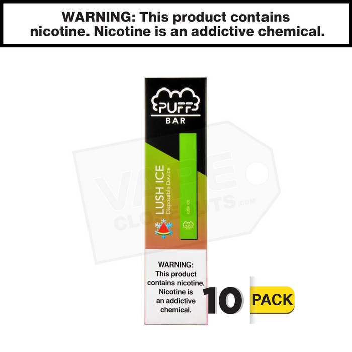 Puff Bar 5% Disposable Device  (10-Pack Promo offer)