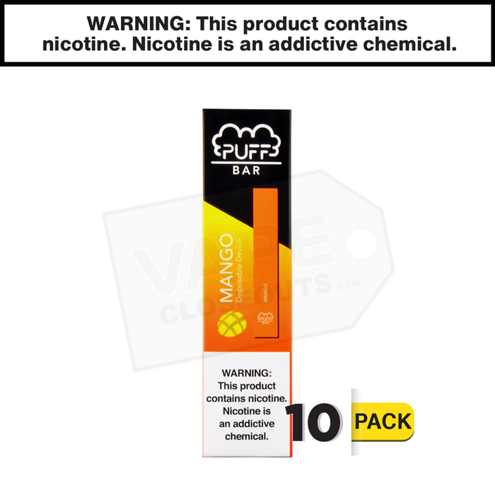 do puff bars have tobacco in them Bar Plus | $11.88 | Original Authentic TFN Puff Bar Vape E-Cigarettes Could