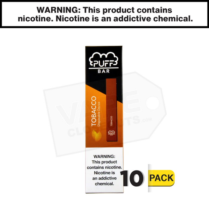 is tobacco in puff bars Puff Bar 5% Disposable Device (10-Pack Promo offer) is tobacco in puff bars Puff Bar 5% Disposable Device (10-Pack Promo offer)